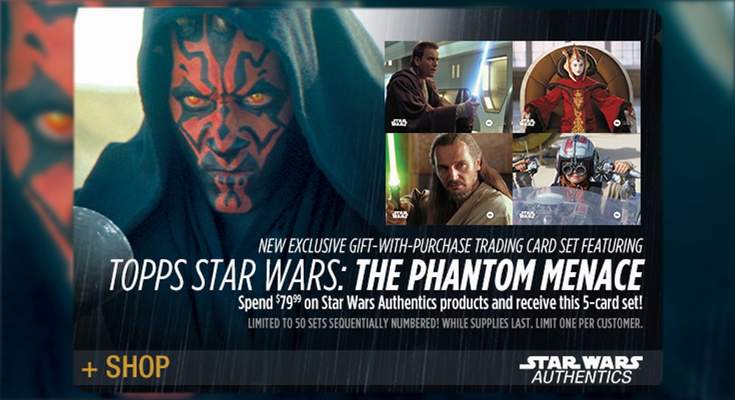Star Wars Authentics - The Phantom Menace trading card set